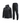 Polyester Tracksuit Women - Black Hotline Flame Suit - WearNoa